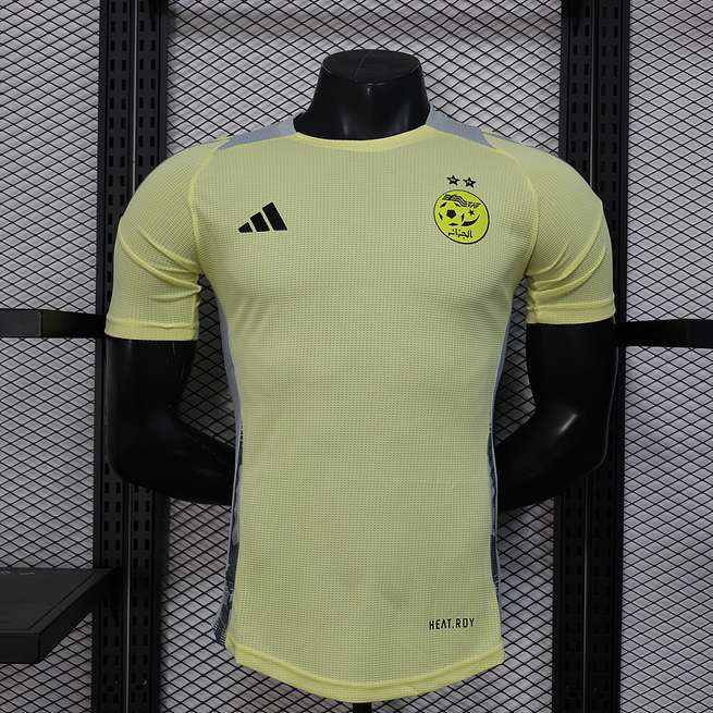25-26 Algeria special version yellow soccer jersey size S-2XL