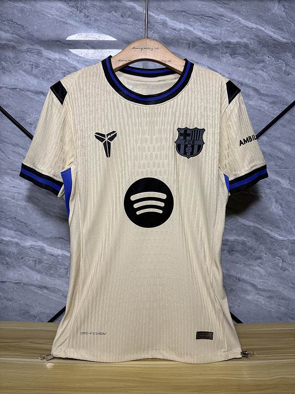 25-26 BAR beige player version soccer jersey