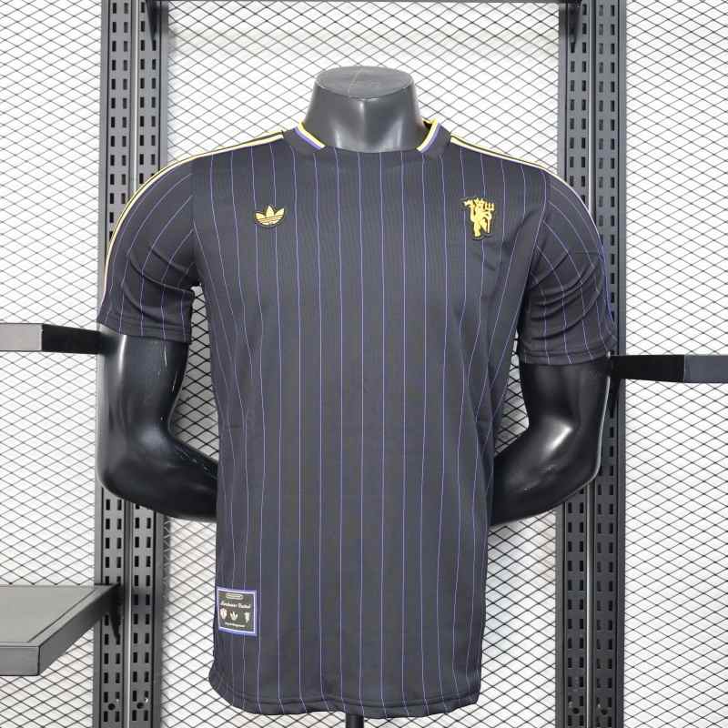 25-26 MNU Black Retro Model Player Version jersey