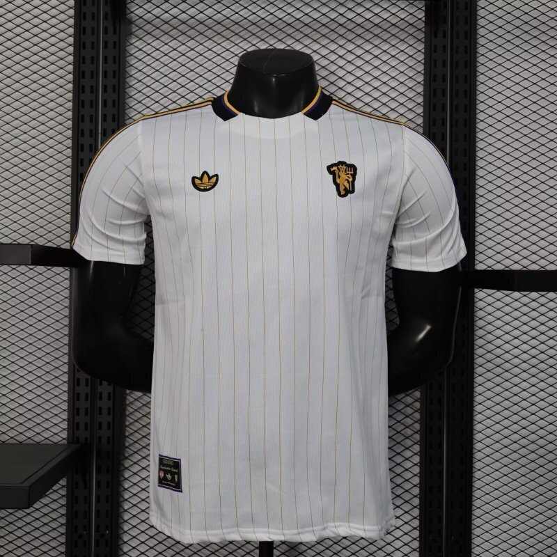 25-26 MNU White Retro Model Player Version Jersey