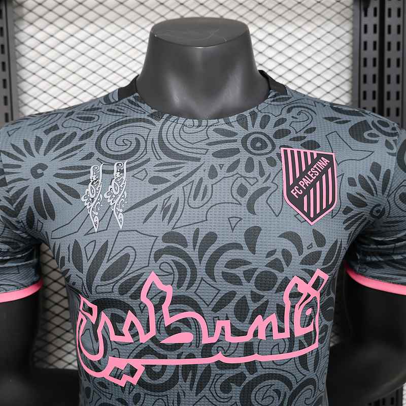 25-26 Palestino special version grey pink Player version soccer jersey