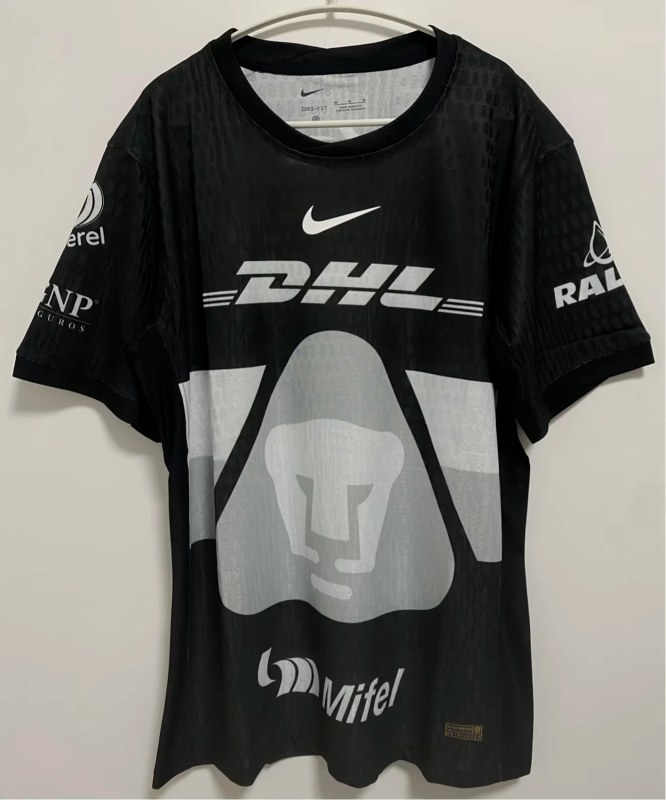 25-26 Pumas Black Goalkeeper player Version jersey