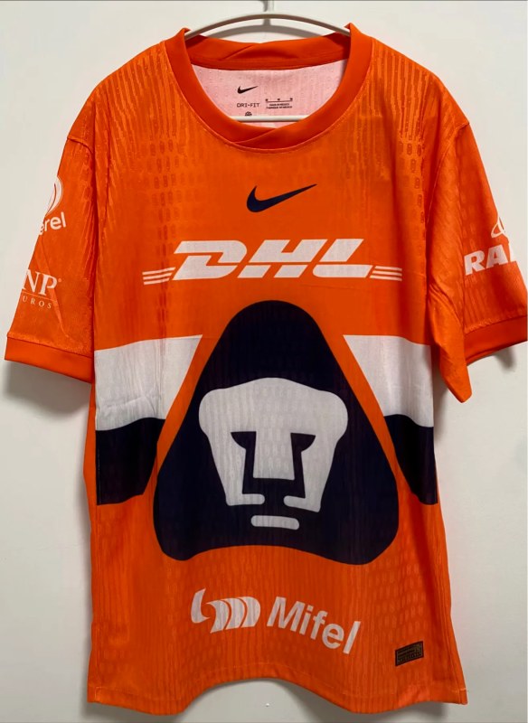 25-26 Pumas Orange Goalkeeper player Version jersey