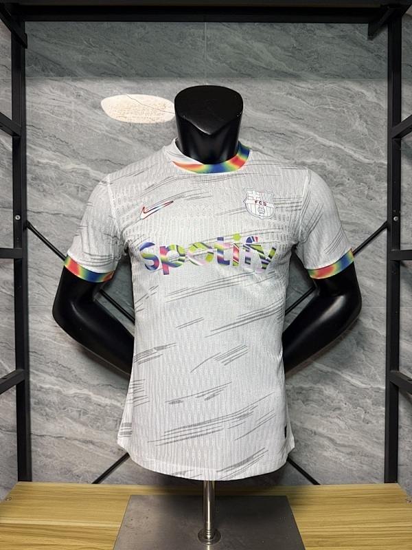 Barcelona 2025/26 White Special Player version jersey