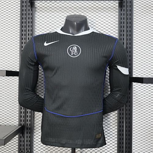 Chelsea 2025/26 Third Away long sleeve player version size S-2XL