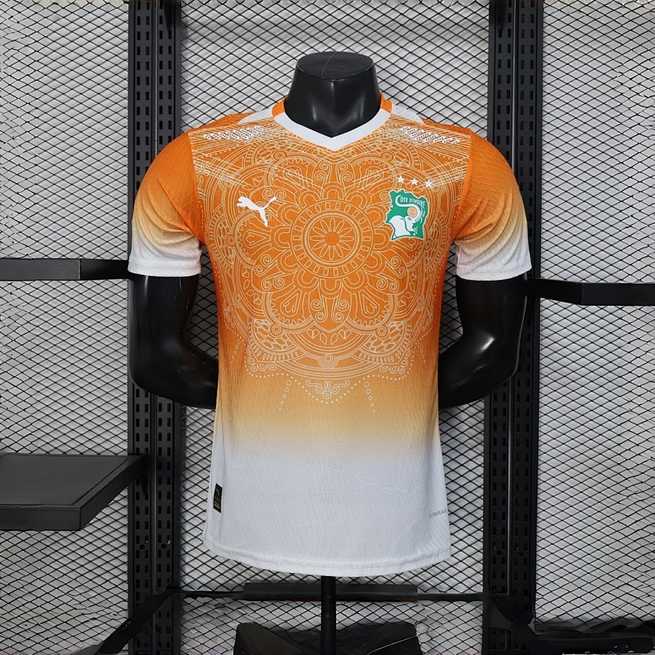 Cote d Ivoire 2026 World Cup Special Edition Orange Jersey Player Version S-XXL