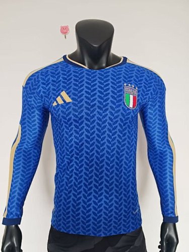 Italy 2025/26 Home Long Sleeve player version size S-2XL