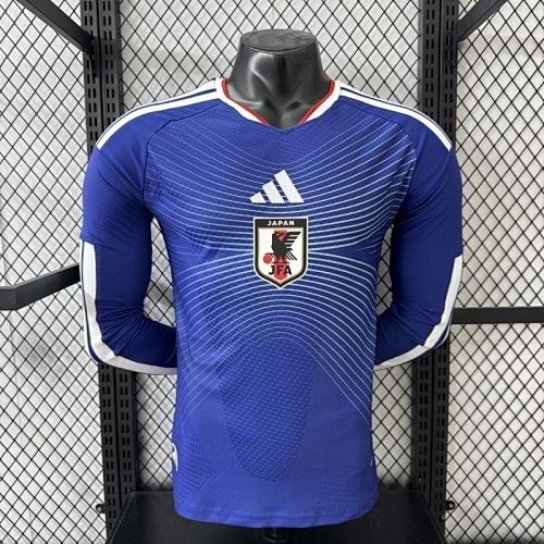 Japan 2025/26 Home Long Sleeve player version size S-2XL
