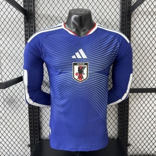 Japan 2025/26 Home Long Sleeve player version size S-2XL