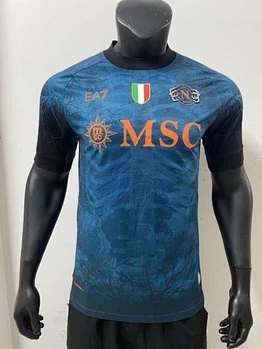 Naples Napoli 2025/26 Halloween version Navy Player Edition soccer Jersey S-2XL