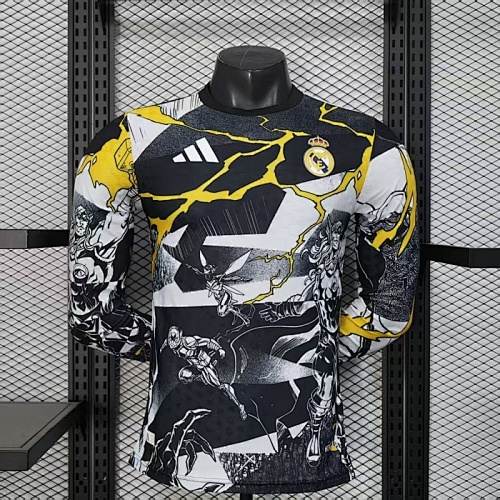 Real Madrid 2025/26 Pre-Match Long Sleeve Player Edition Jersey
