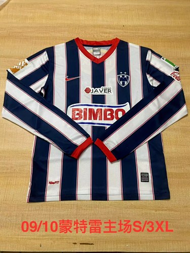 Retro Monterrey 2009/10 Home long sleeve player version size S-2XL