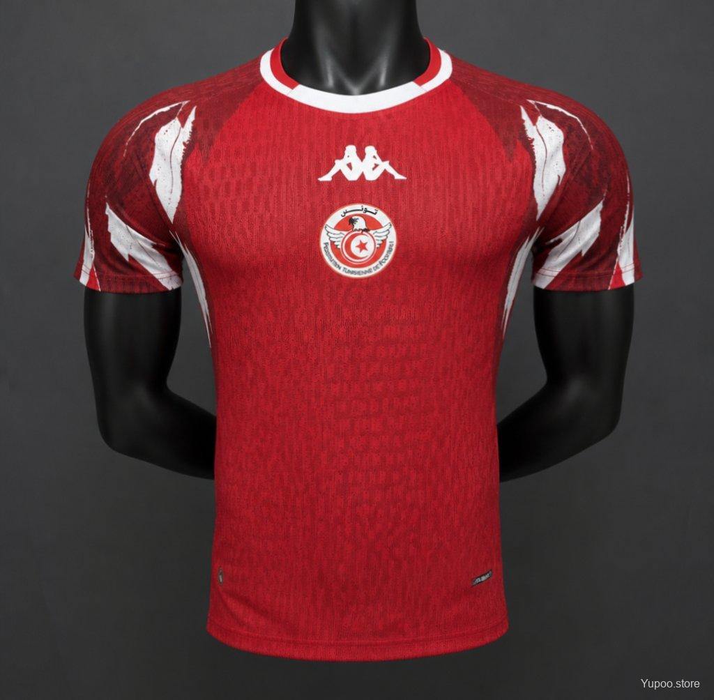 Tunisia 2026 World Cup Home Player Version Soccer Jersey S-2XL