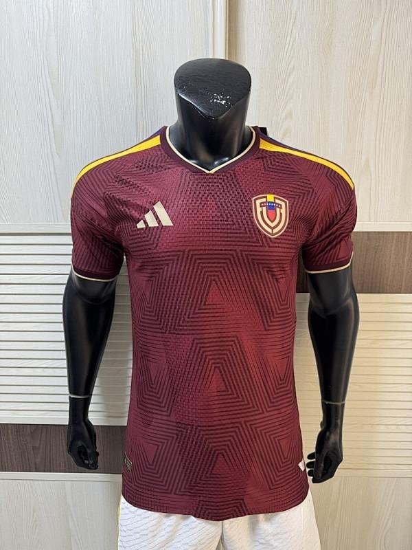 Venezuela 2026 World Cup Home Player Version soccer jersey size S-2XL