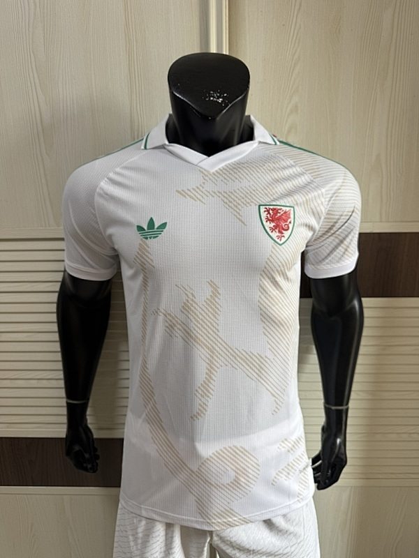 Wales 2026 World Cup Away Player Version soccer jersey size S-2XL