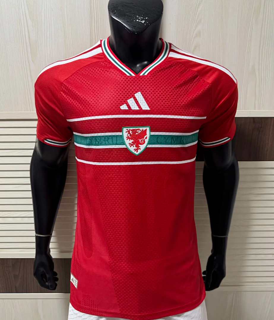 Wales 2026 World Cup Home Player Version soccer jersey size S-2XL
