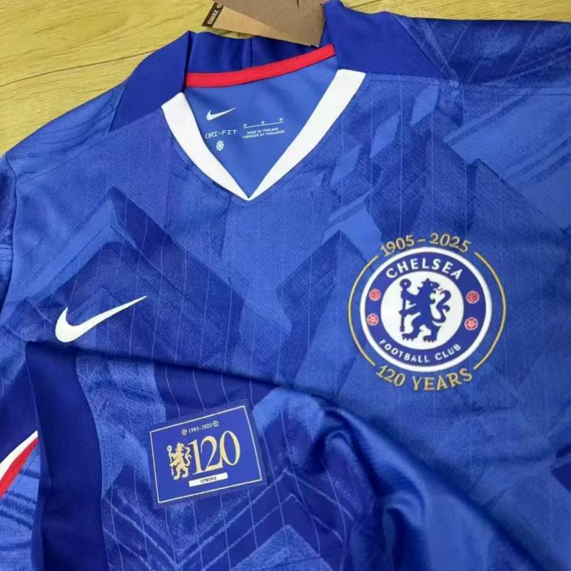 25-26 Chelsea home 120 years soccer jersey size S-4XL