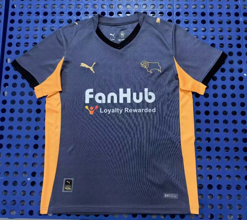 25-26 Derby County Away soccer jersey