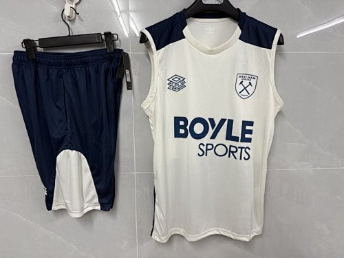 25-26 West Ham White Vest Suit