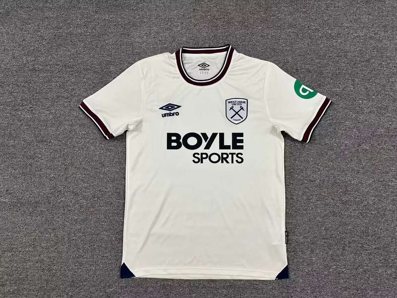 25-26 West ham away soccer jersey size S-4XL