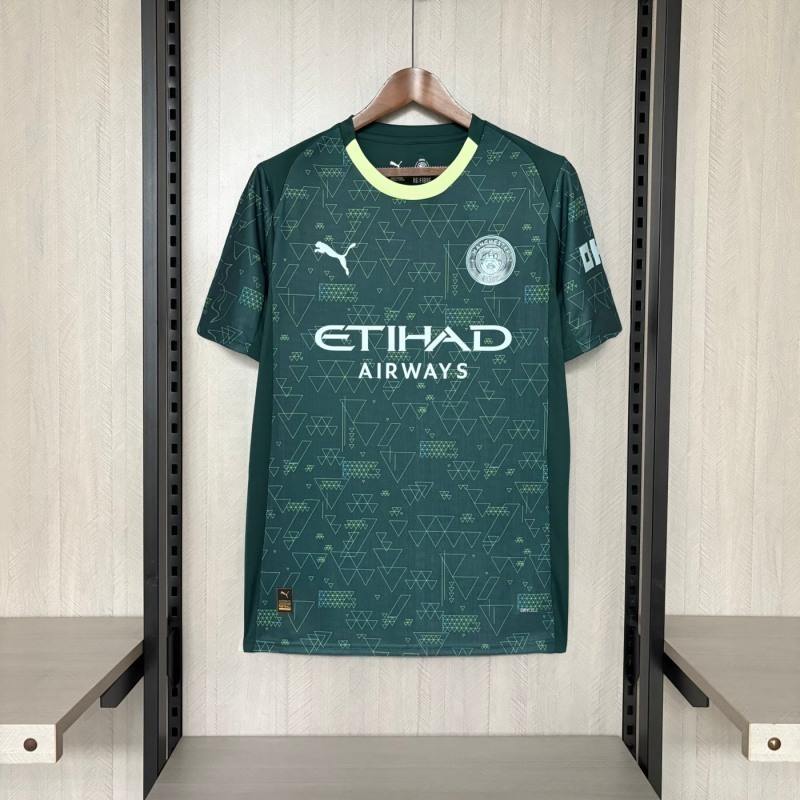 Manchester city 2025/26 Third away soccer jersey