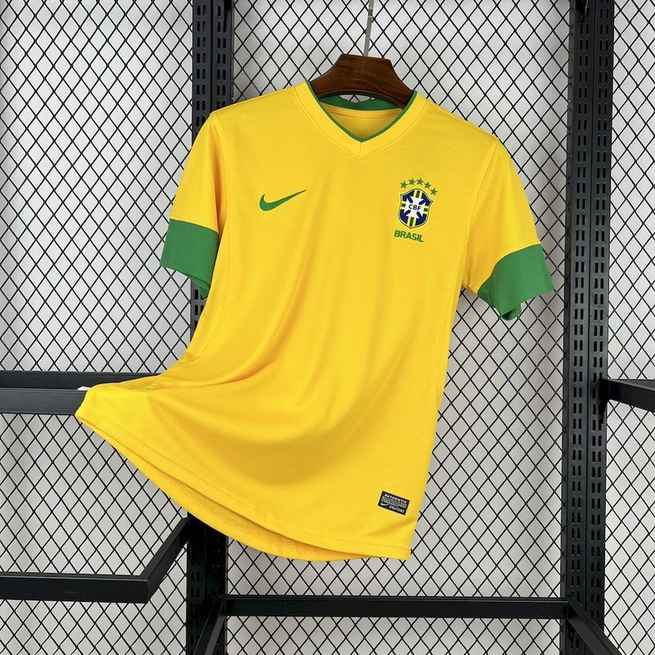 12-13 Brazil home retro jersey