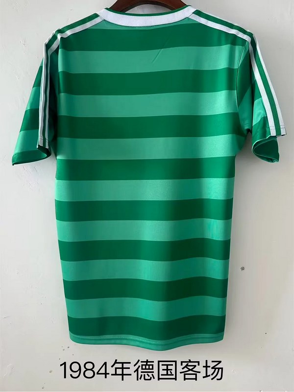 1984 Germany away retro soccer jersey size S-2XL