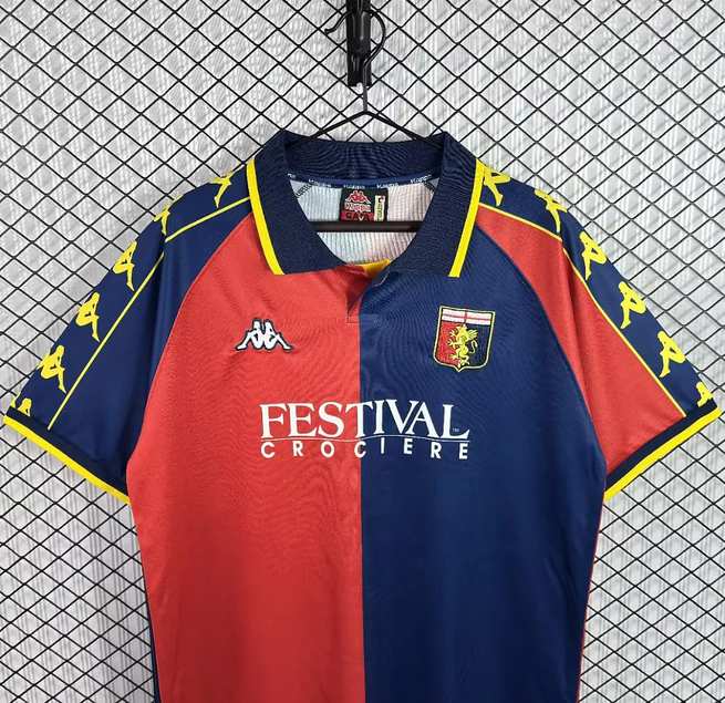 1999/00 Genoa C.F.C. Home Retro Soccer Jersey S-2XL