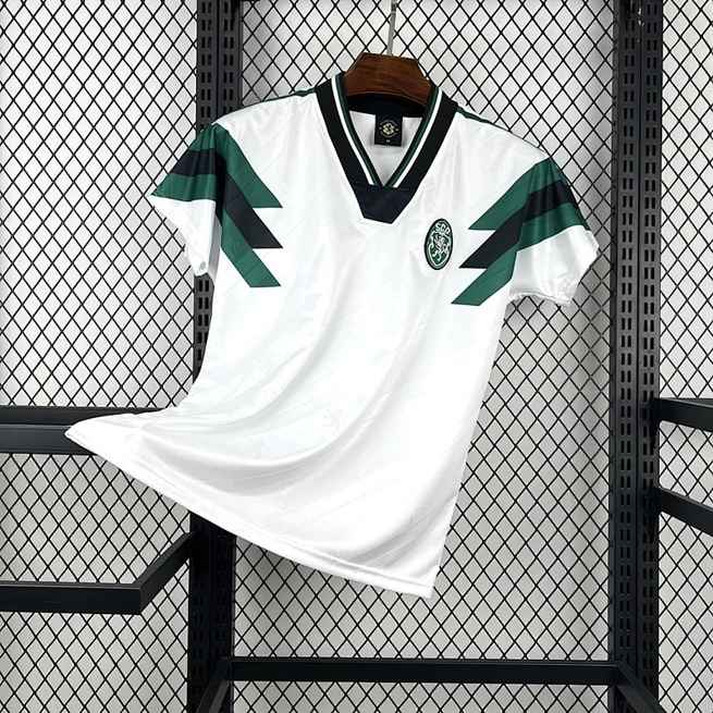 Mens Sporting Lisbon CP 2025/26 White Special Retro Jersey