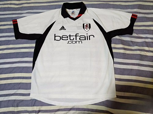 Retro 02-03 Fulham home soccer jersey size S-2XL