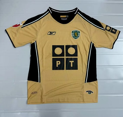 Retro 03-04 Sporting Lisbon away soccer jersey size S-2XL