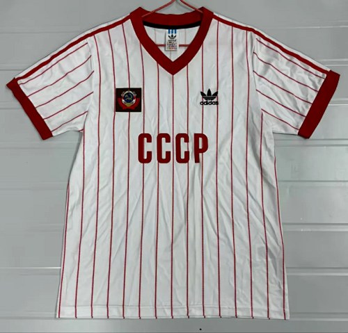 Retro 1982/83 USSR Soviet Away soccer jerseys