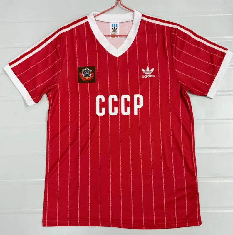 Retro 1982/83 USSR Soviet Home soccer jerseys