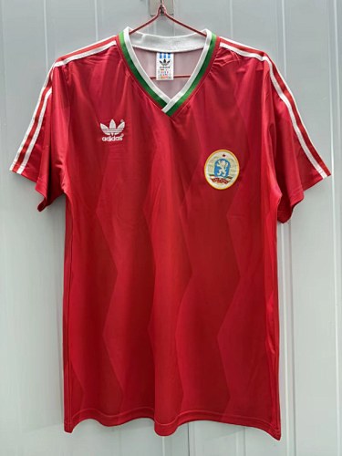 Retro 1986 Bulgaria away soccer jersey size S-2XL