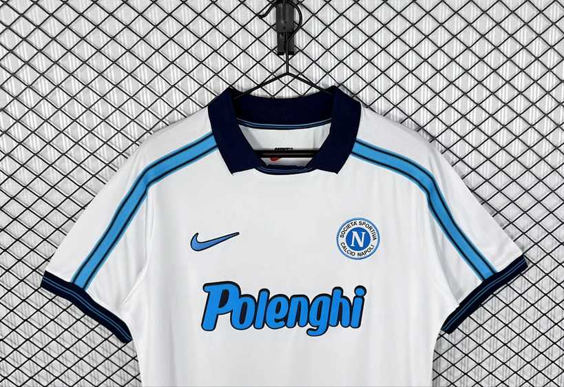 Retro 1998-99 Napoli Away soccer jersey size S-2XL