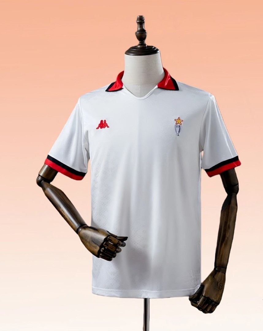 Retro AC Milan 1989/90 Away Soccer Jersey size S-2XL