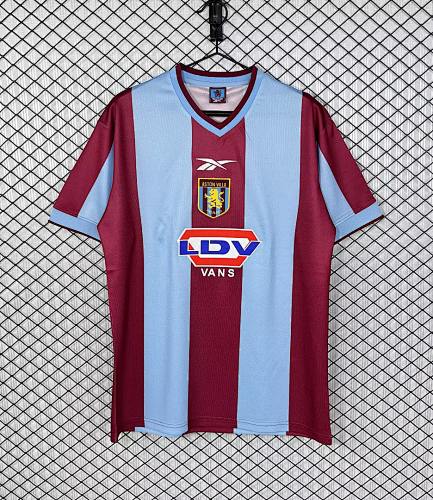 Retro Aston Villa 1999/00 home soccer jerseys