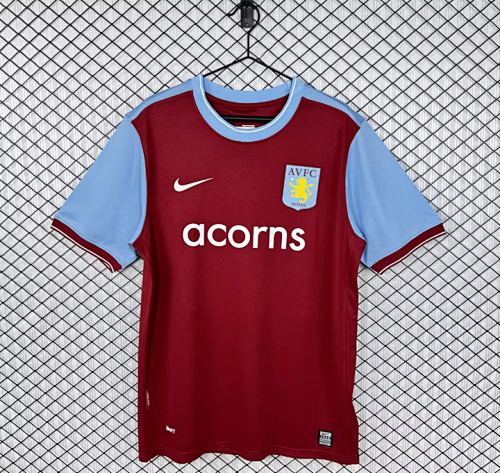 Retro Aston Villa 2009/10 home soccer jerseys