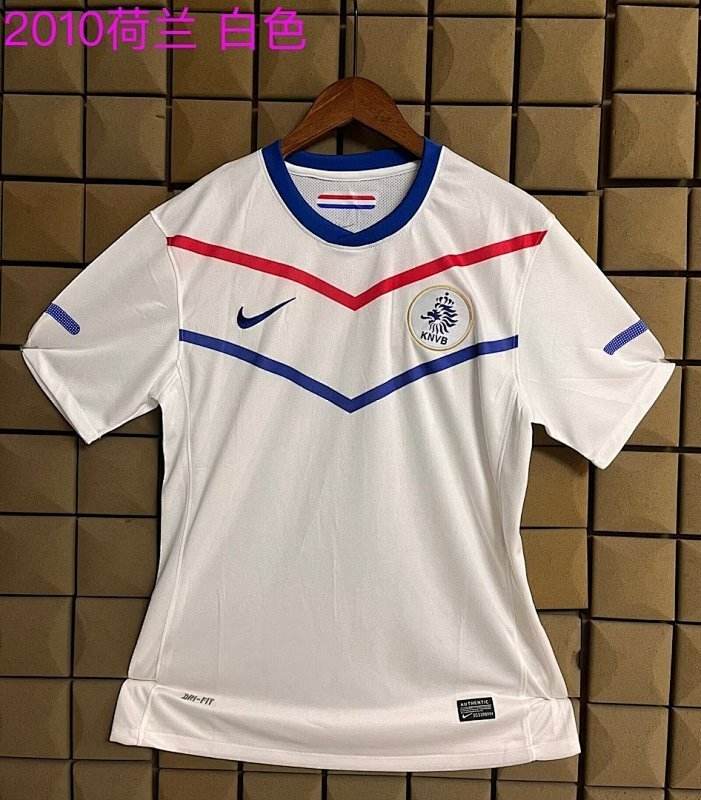 Retro Netherlands 2010 Away Soccer Jersey S-XXL