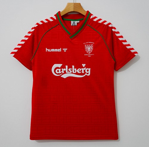 Retro Wimbledon 1988/89 Red soccer jerseys