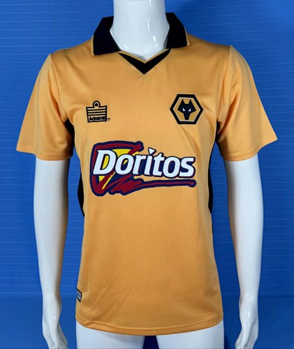Retro Wolverhampton Wanderers 2002/04 home soccer jersey size S-2XL