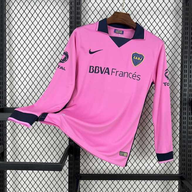 13-14 Boca away long sleeve retro jersey