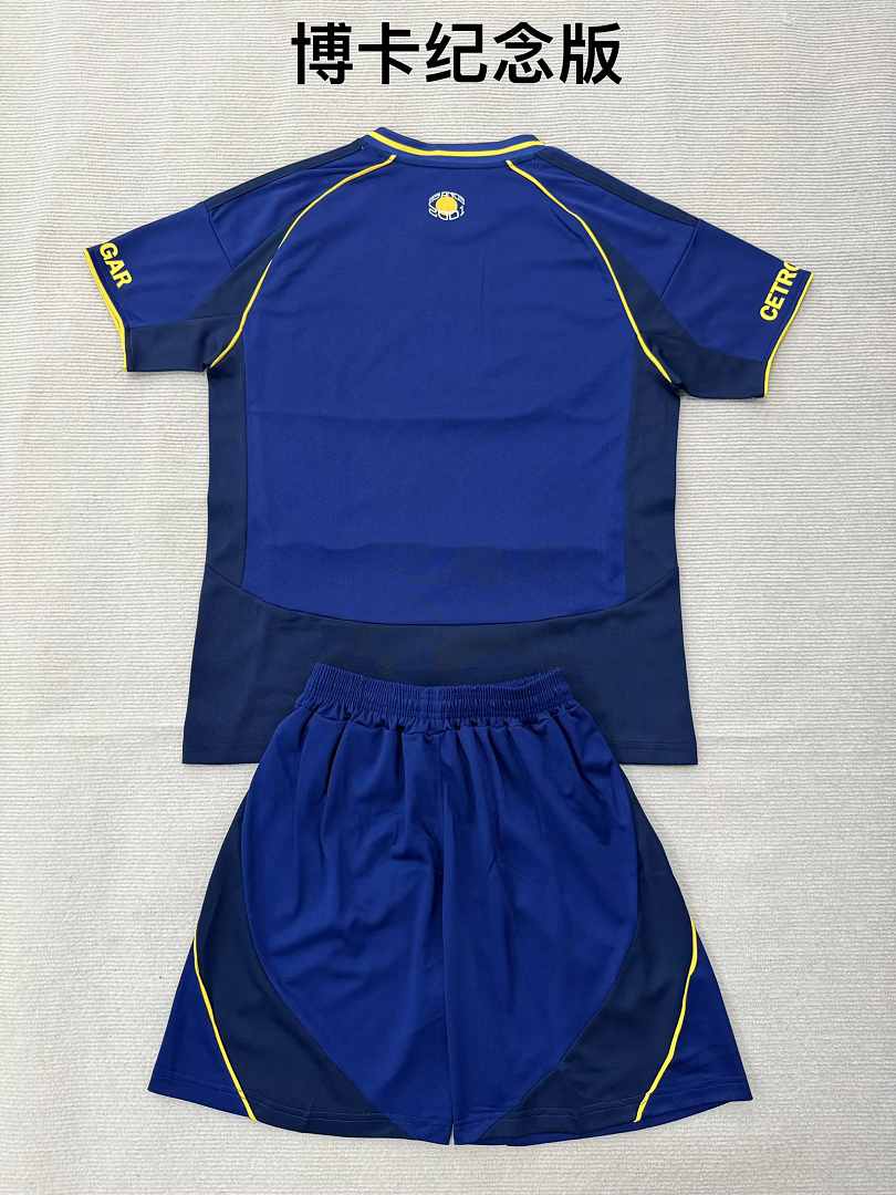2026/27 Boca Juniors Anniversary Kids Kit Soccer Jersey 16-28