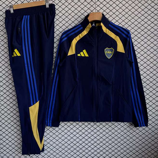 Boca junior 2025/26 Blue Windbreaker Suit Size S-2XL