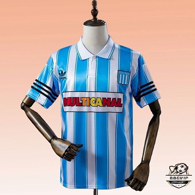 Retro 1995 Racing Club de Avellaneda Home soccer jersey size S-2XL