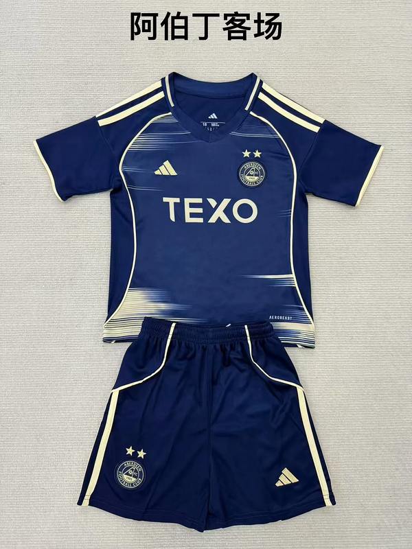 25-26 Aberdeen away kid kit