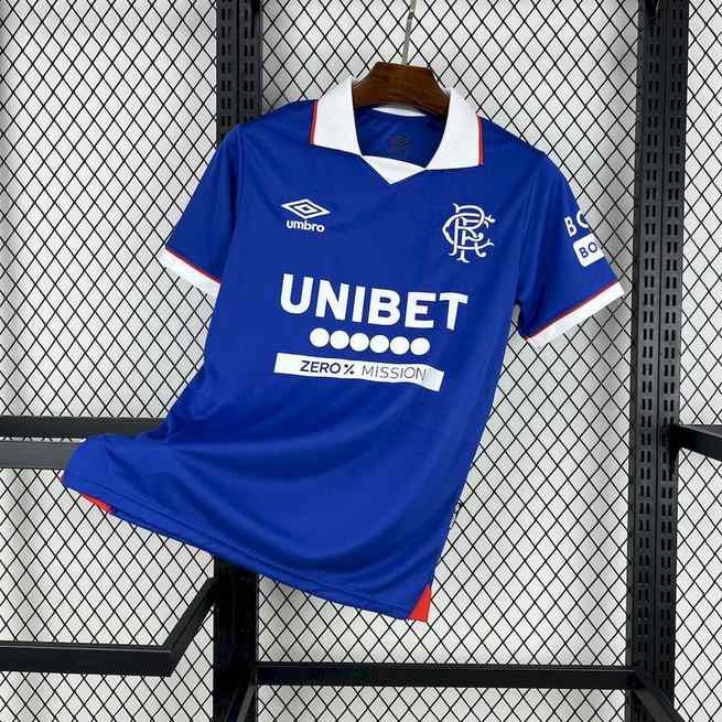 25-26 Rangers home soccer jersey