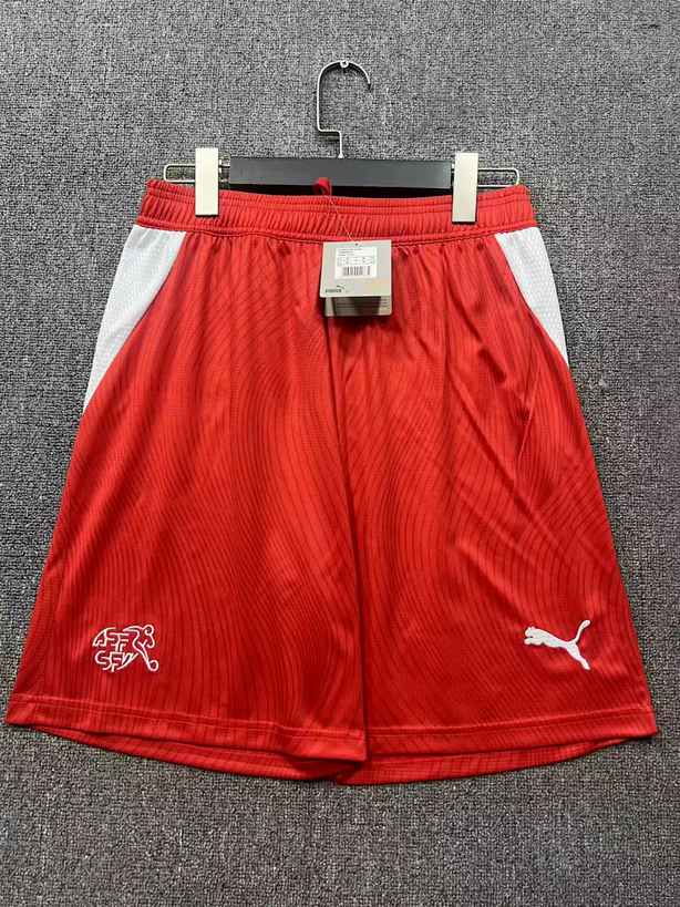2026 Switzerland home shorts size S-2XL