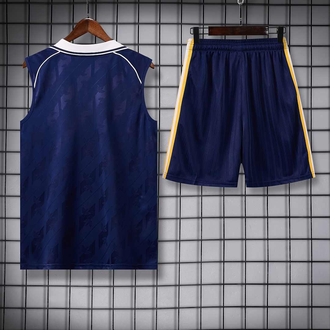 2026/27 Real Madrid Dark Blue Vest Suit S-2XL