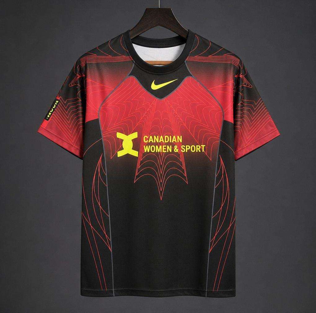 2026 World Cup Canada Black Red Pre-Match Jersey